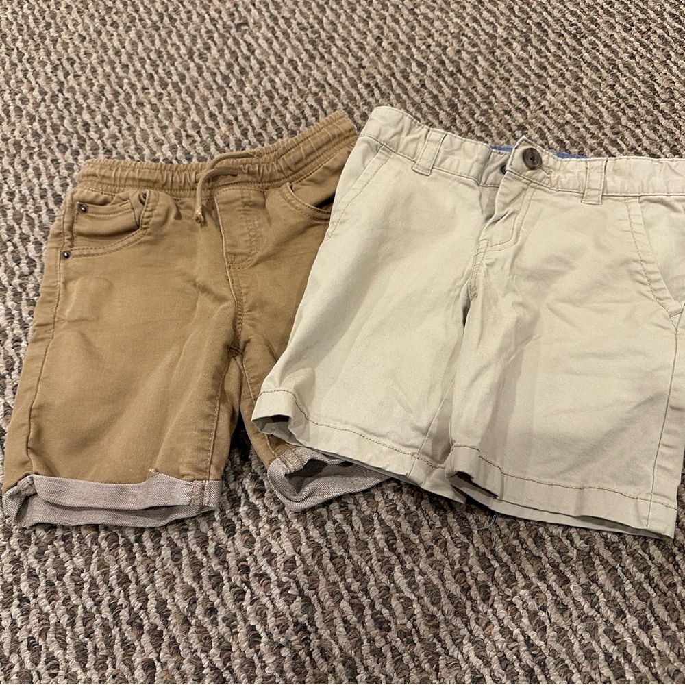 Cat & Jack Boys' Beige and Khaki Shorts